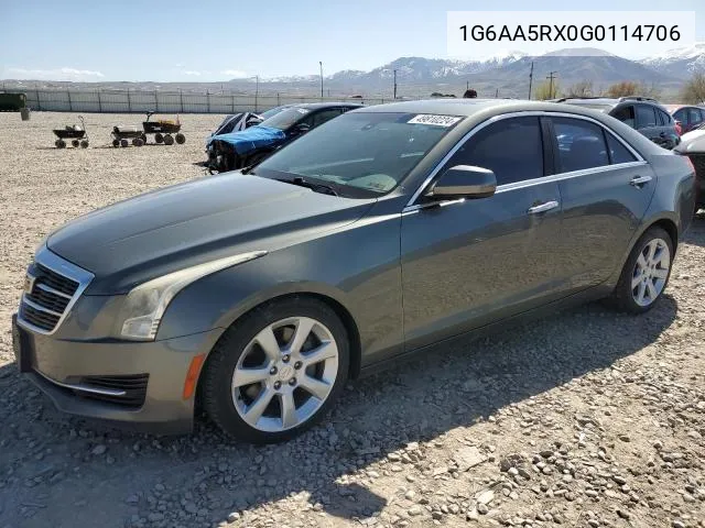 2016 Cadillac Ats VIN: 1G6AA5RX0G0114706 Lot: 60149594