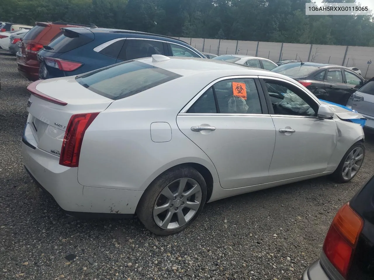 2016 Cadillac Ats Luxury VIN: 1G6AH5RXXG0115065 Lot: 67311264