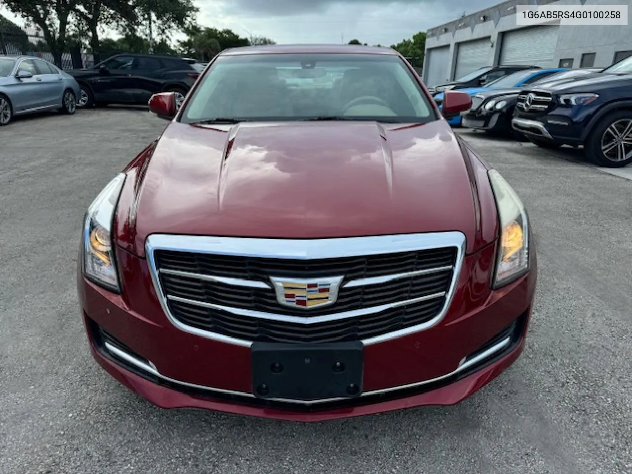 1G6AB5RS4G0100258 2016 Cadillac Ats Luxury