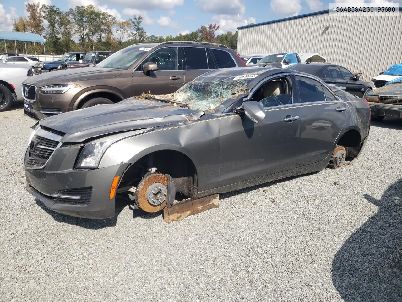 2016 Cadillac Ats Luxury VIN: 1G6AB5SA2G0195680 Lot: 74539464