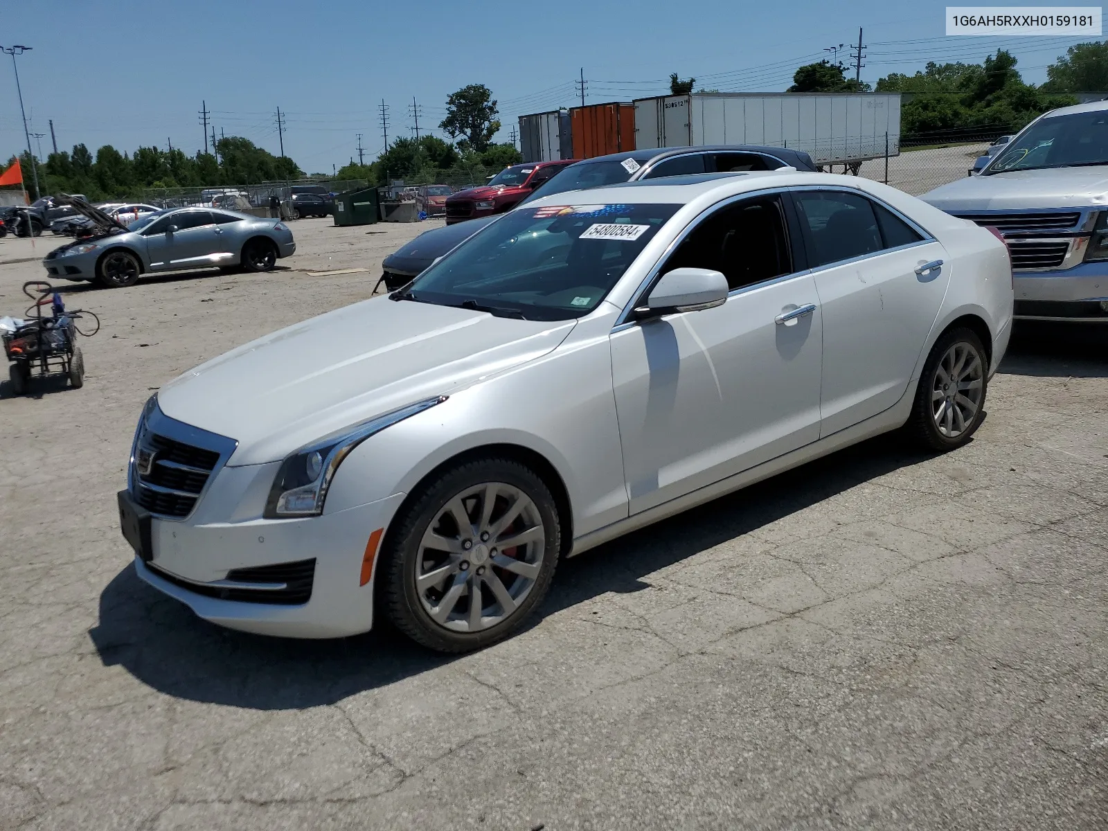 2017 Cadillac Ats Luxury VIN: 1G6AH5RXXH0159181 Lot: 54800584