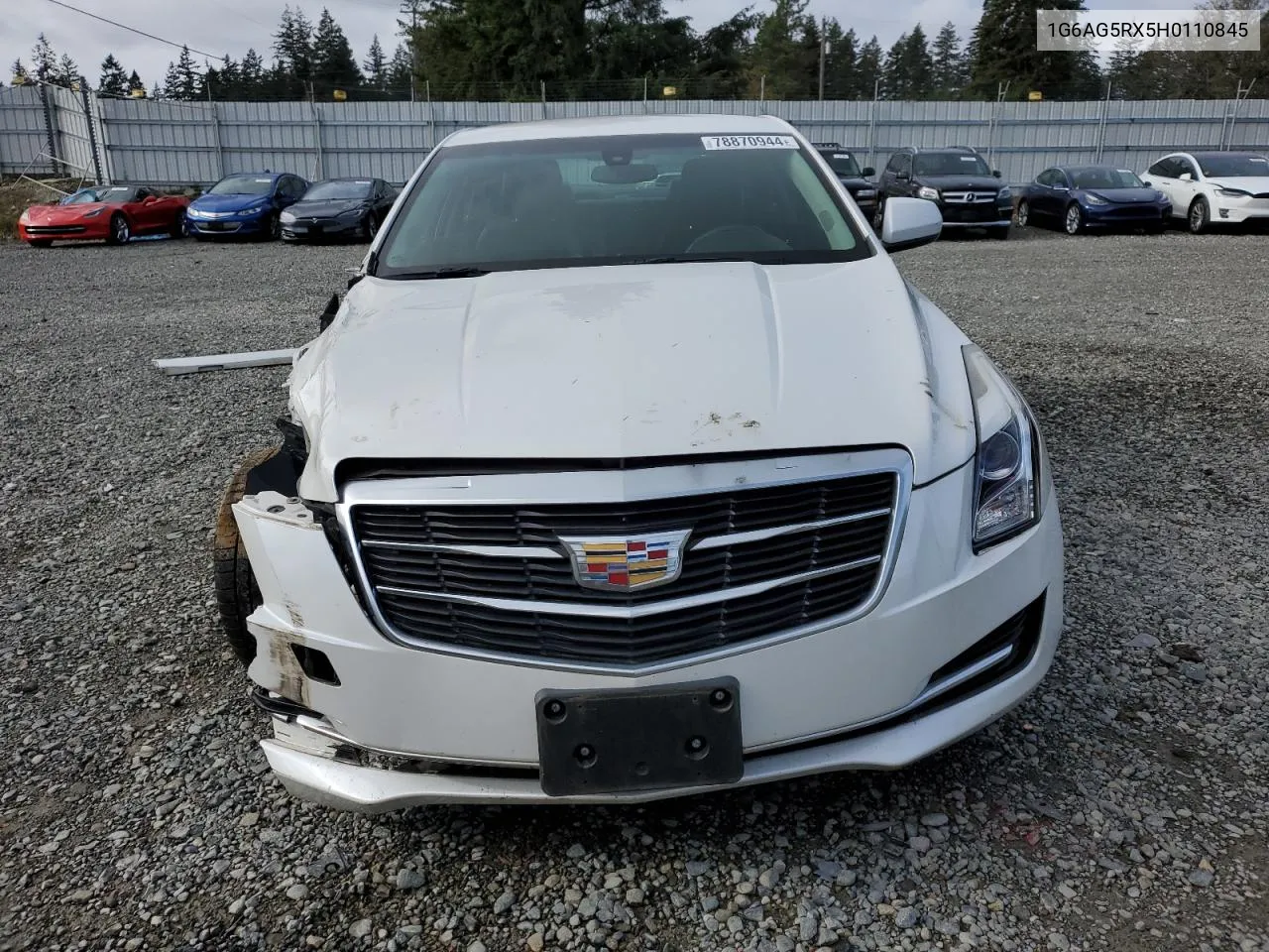 2017 Cadillac Ats VIN: 1G6AG5RX5H0110845 Lot: 78870944