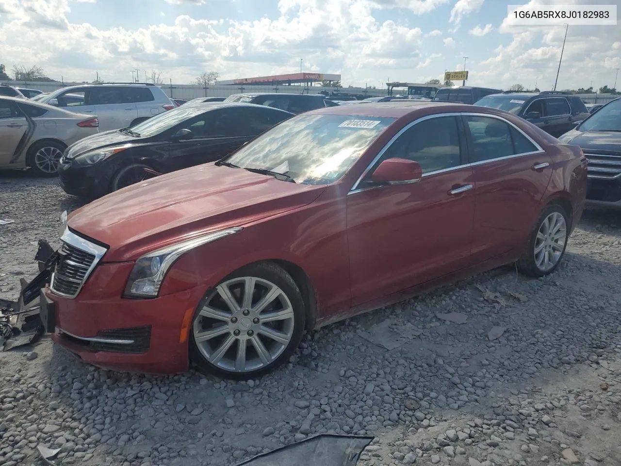 2018 Cadillac Ats Luxury VIN: 1G6AB5RX8J0182983 Lot: 70183514