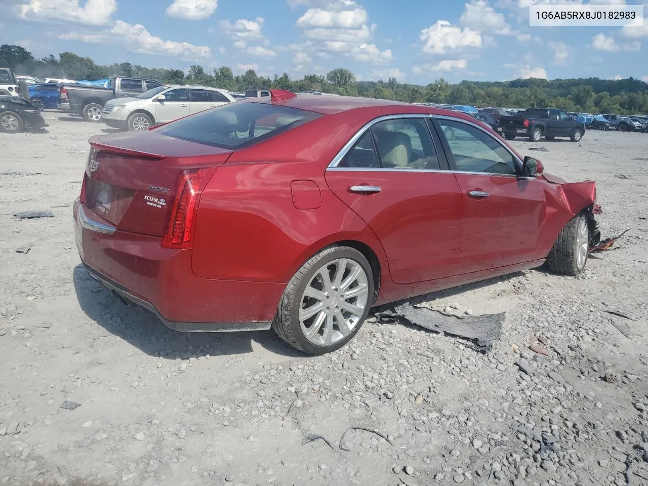 1G6AB5RX8J0182983 2018 Cadillac Ats Luxury