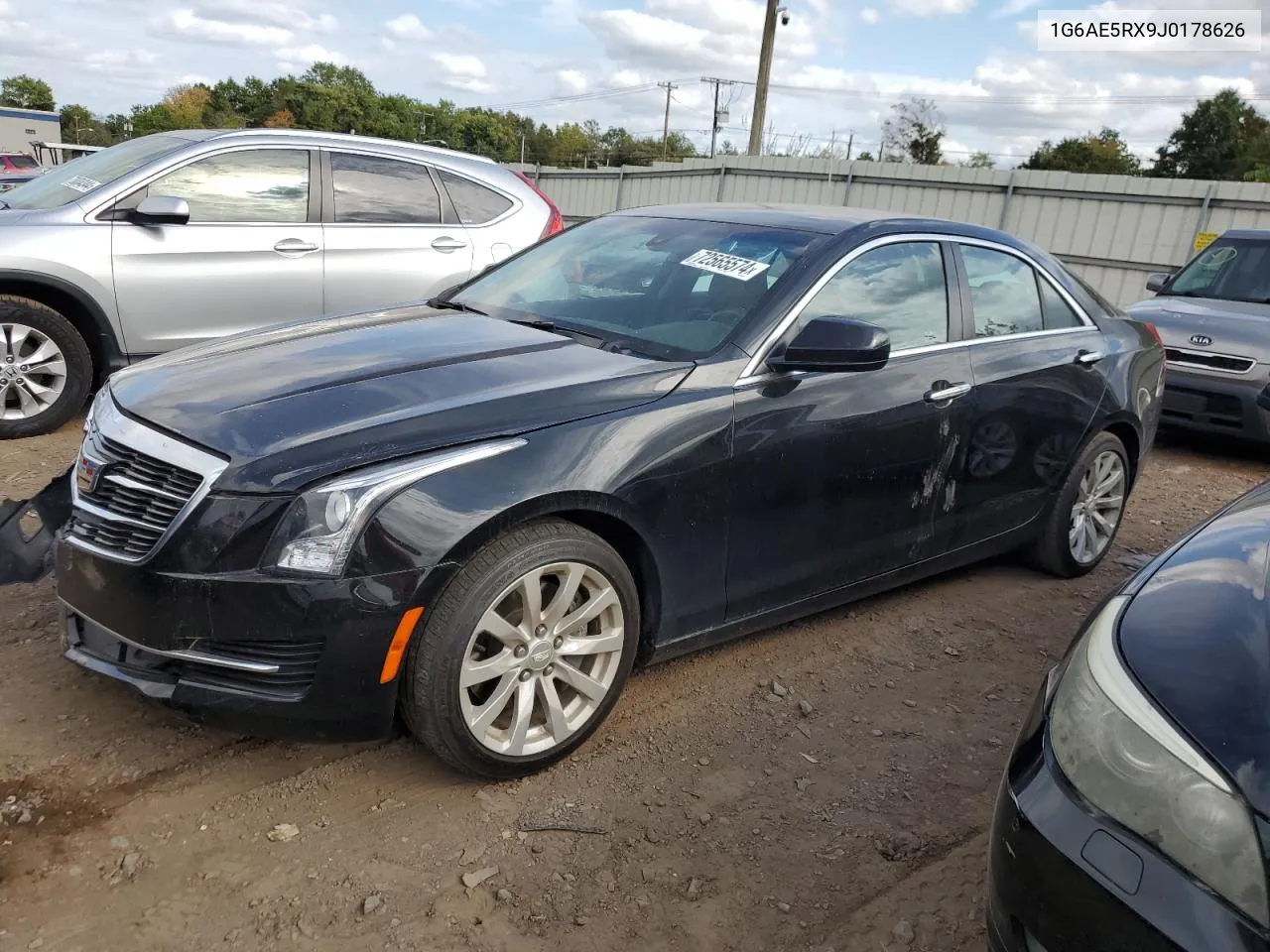 2018 Cadillac Ats VIN: 1G6AE5RX9J0178626 Lot: 72565574