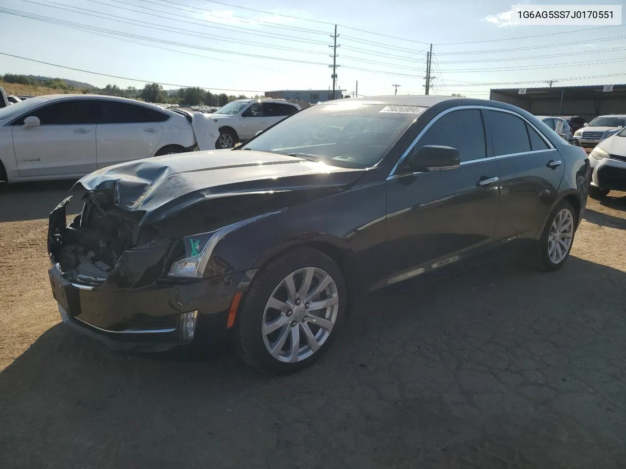 2018 Cadillac Ats Premium Luxury VIN: 1G6AG5SS7J0170551 Lot: 75626984