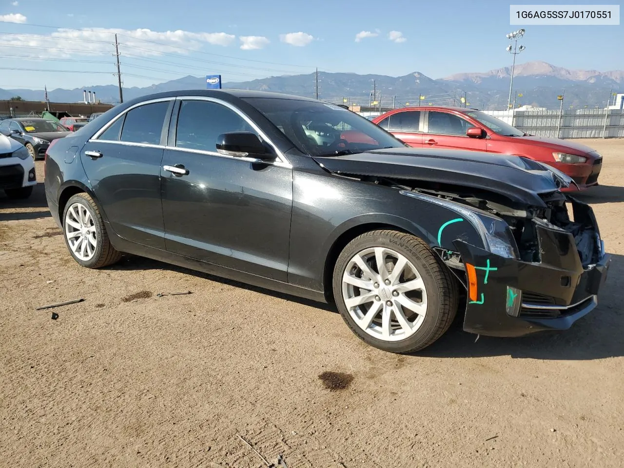 1G6AG5SS7J0170551 2018 Cadillac Ats Premium Luxury