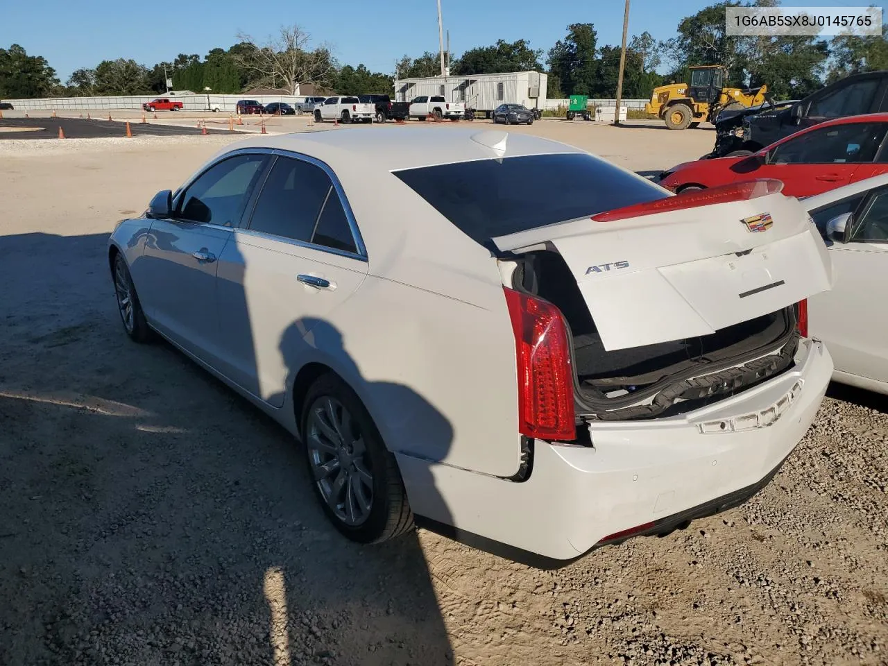 2018 Cadillac Ats Luxury VIN: 1G6AB5SX8J0145765 Lot: 75895984