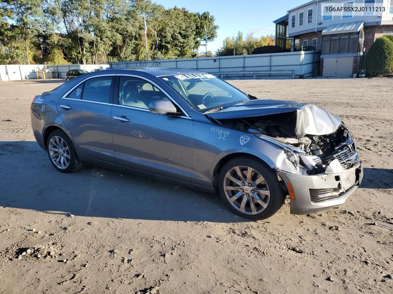 2018 Cadillac Ats Luxury VIN: 1G6AF5SX2J0111213 Lot: 76338124