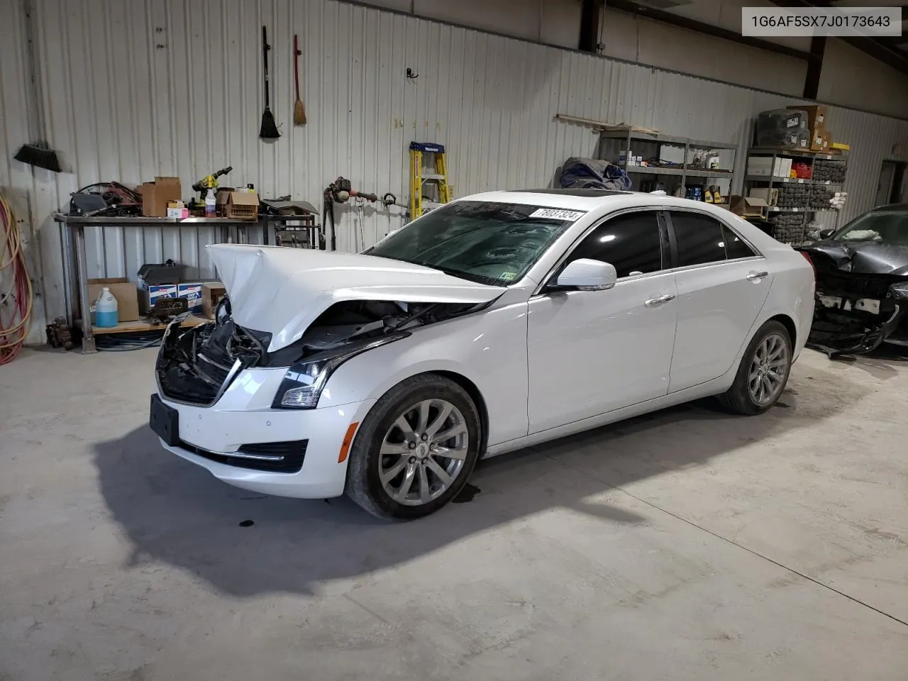 2018 Cadillac Ats Luxury VIN: 1G6AF5SX7J0173643 Lot: 78037324