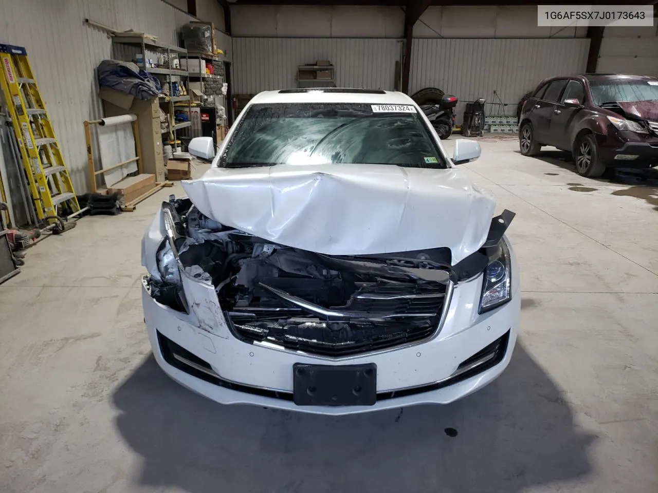 2018 Cadillac Ats Luxury VIN: 1G6AF5SX7J0173643 Lot: 78037324