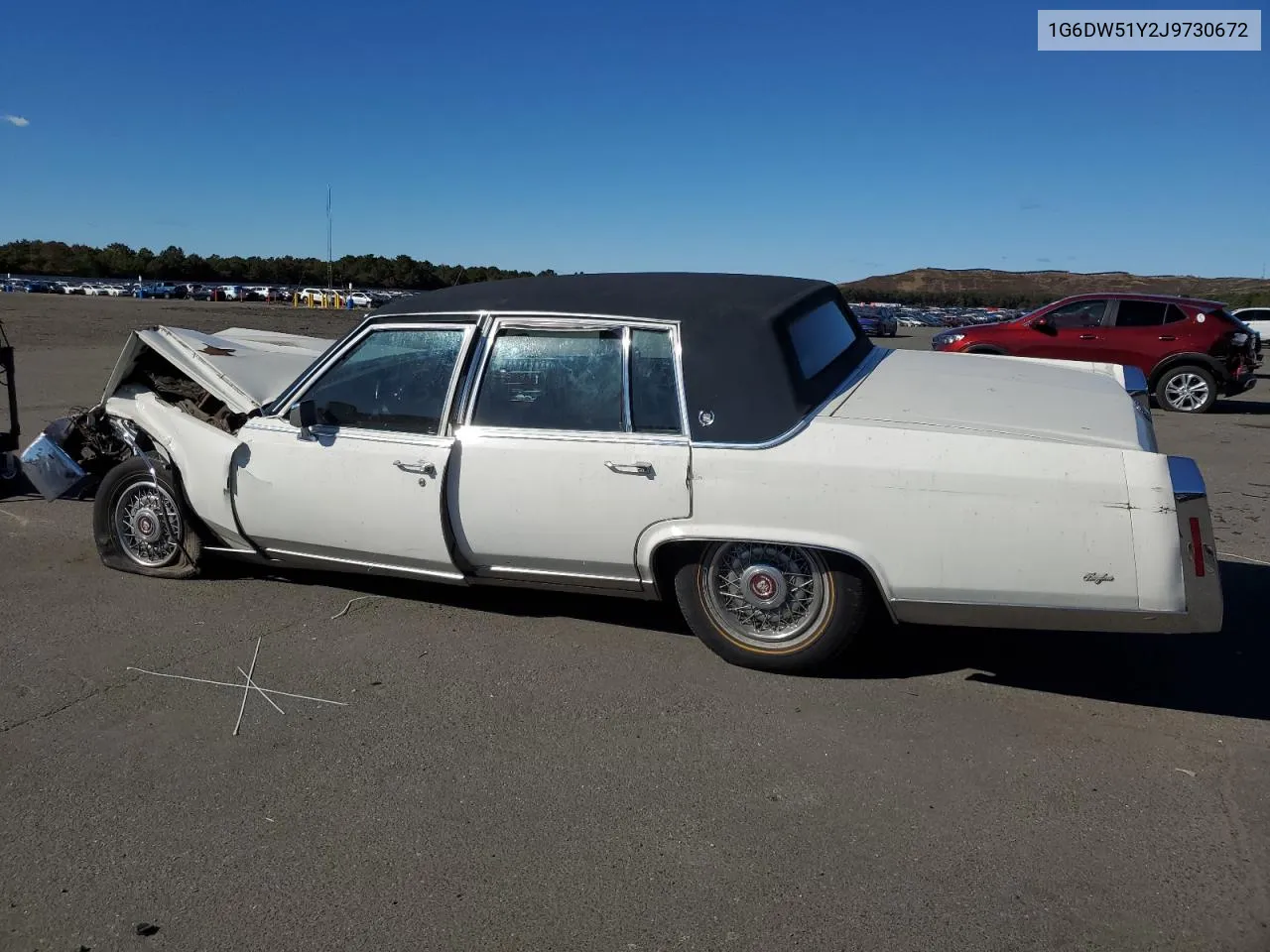 1988 Cadillac Brougham VIN: 1G6DW51Y2J9730672 Lot: 75447954