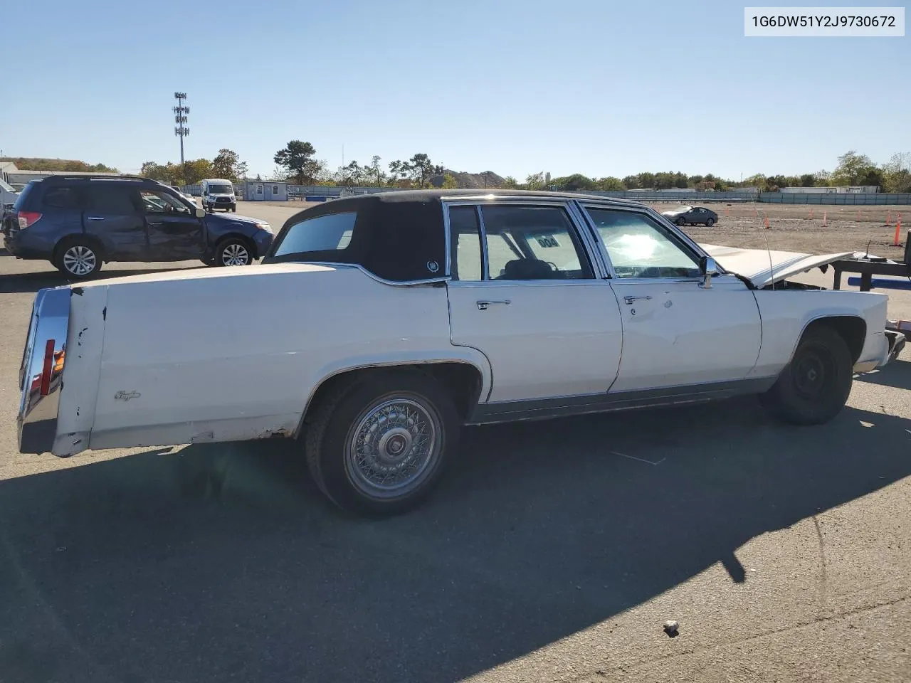 1988 Cadillac Brougham VIN: 1G6DW51Y2J9730672 Lot: 75447954