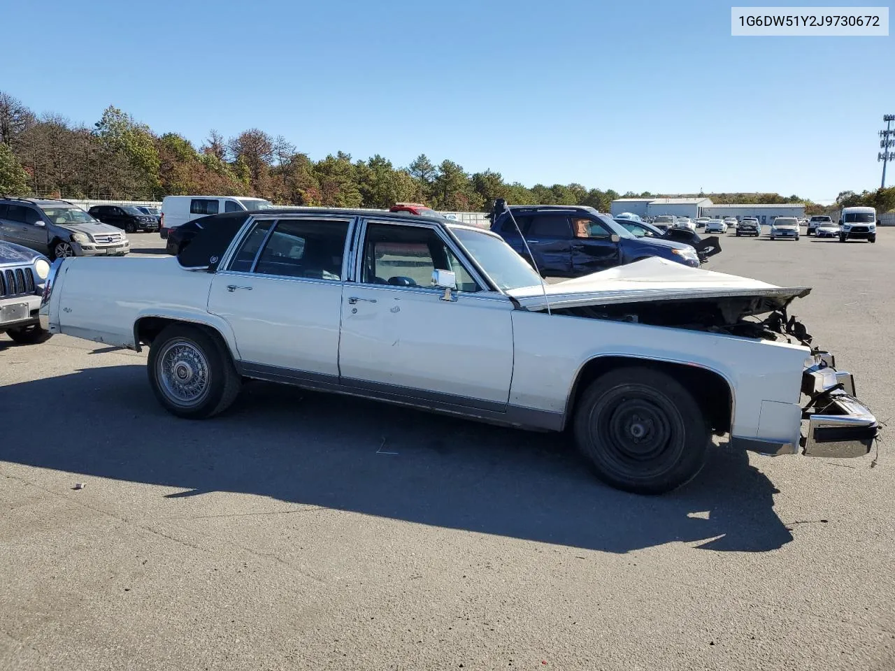 1988 Cadillac Brougham VIN: 1G6DW51Y2J9730672 Lot: 75447954