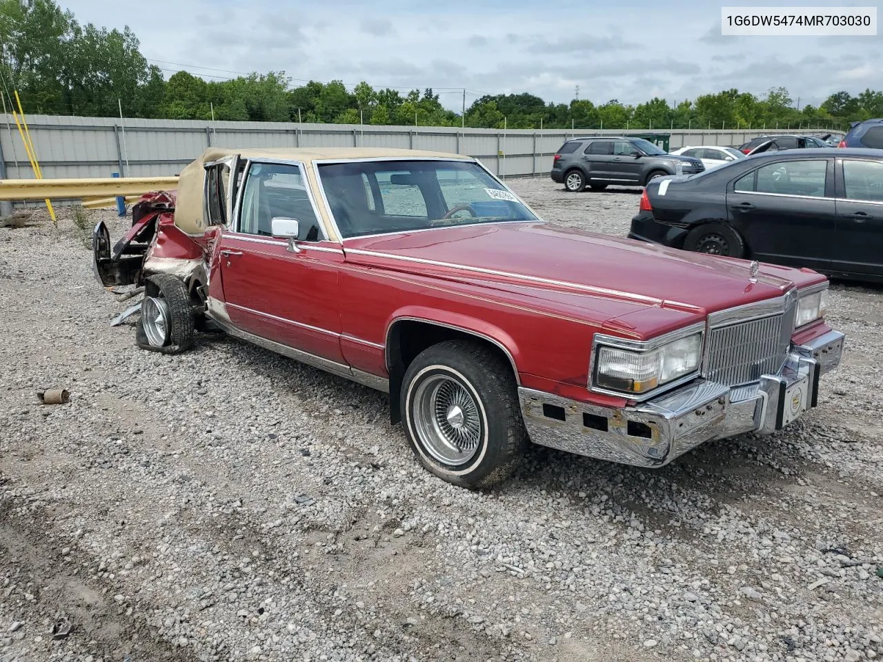 1G6DW5474MR703030 1991 Cadillac Brougham