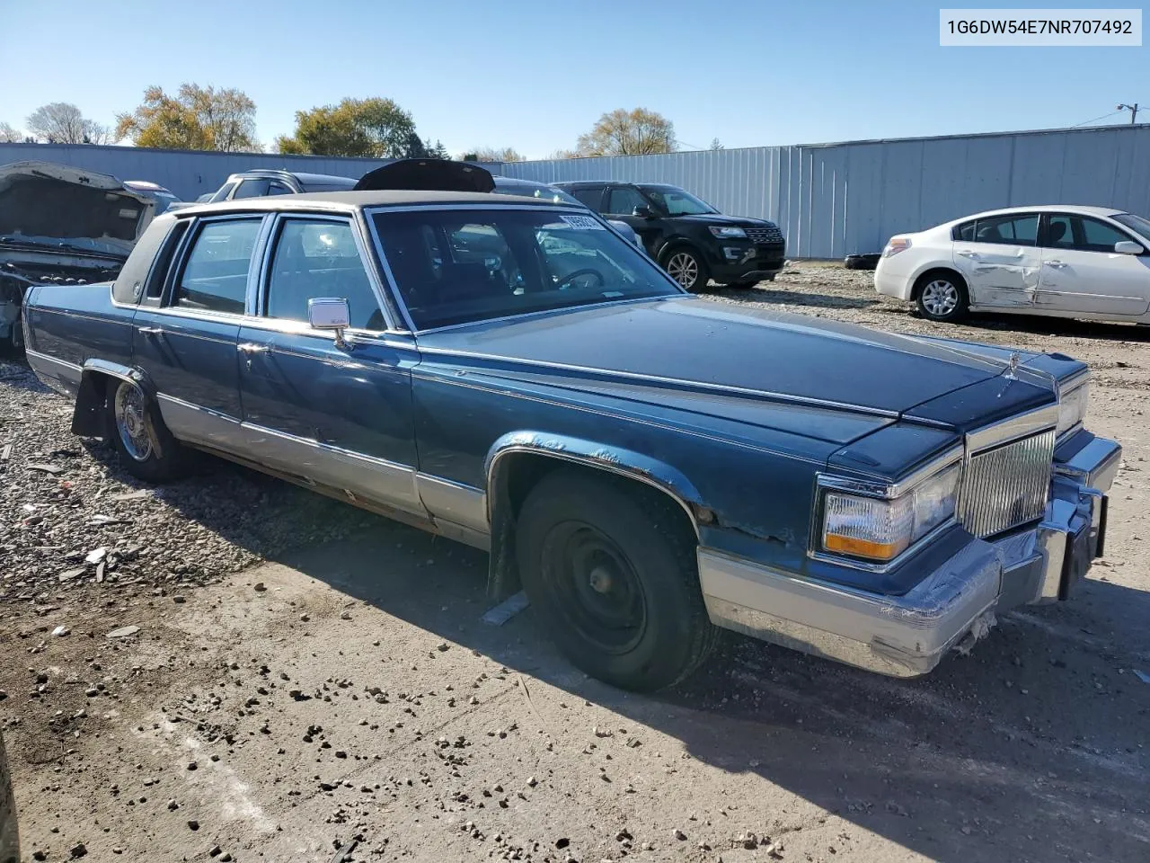 1992 Cadillac Brougham VIN: 1G6DW54E7NR707492 Lot: 79950214