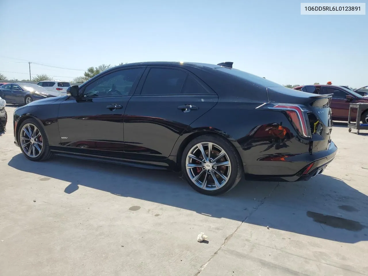 2020 Cadillac Ct4-V VIN: 1G6DD5RL6L0123891 Lot: 74509234