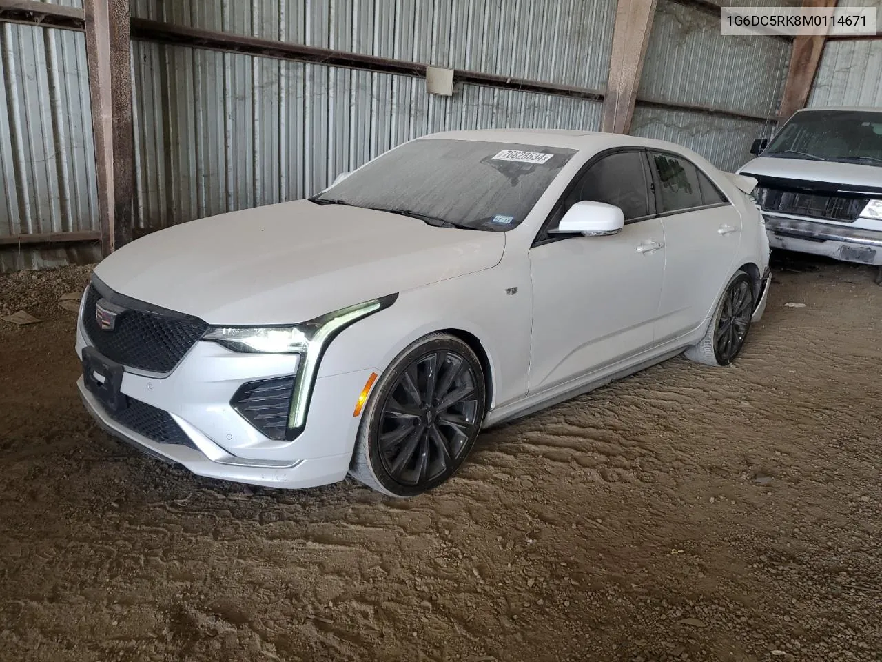 2021 Cadillac Ct4 Sport VIN: 1G6DC5RK8M0114671 Lot: 76828534