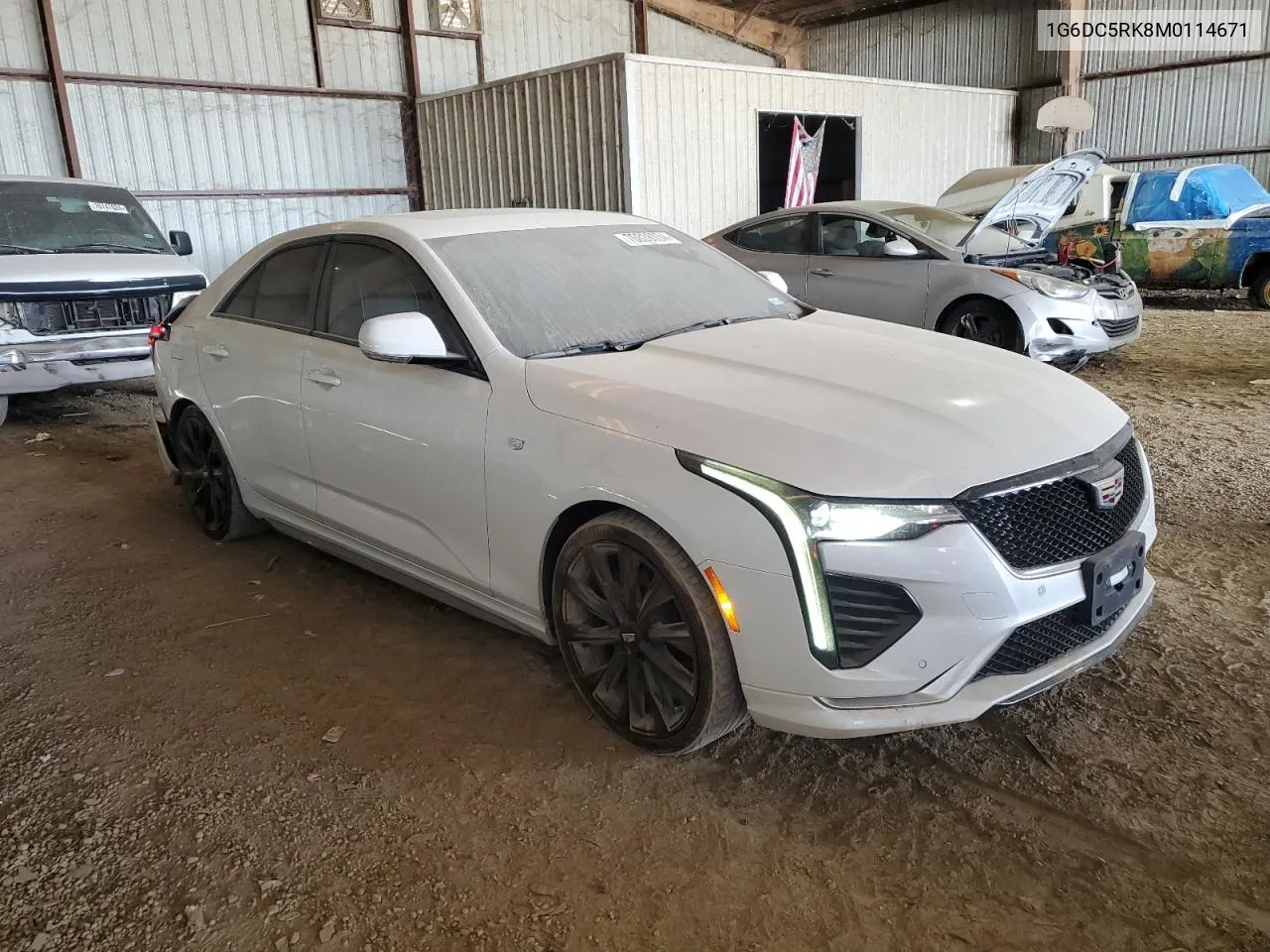 2021 Cadillac Ct4 Sport VIN: 1G6DC5RK8M0114671 Lot: 76828534