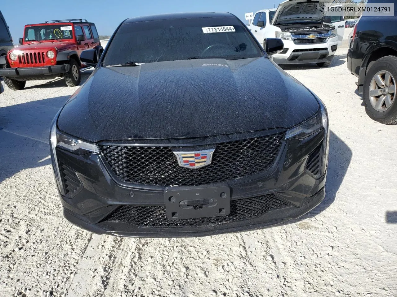 2021 Cadillac Ct4-V VIN: 1G6DH5RLXM0124791 Lot: 77314844