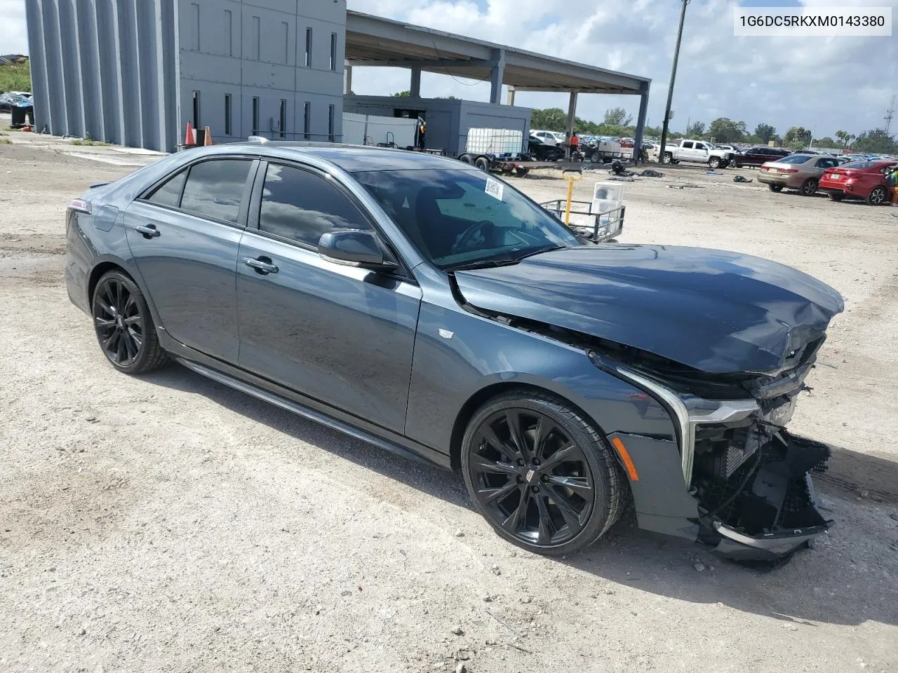 1G6DC5RKXM0143380 2021 Cadillac Ct4 Sport