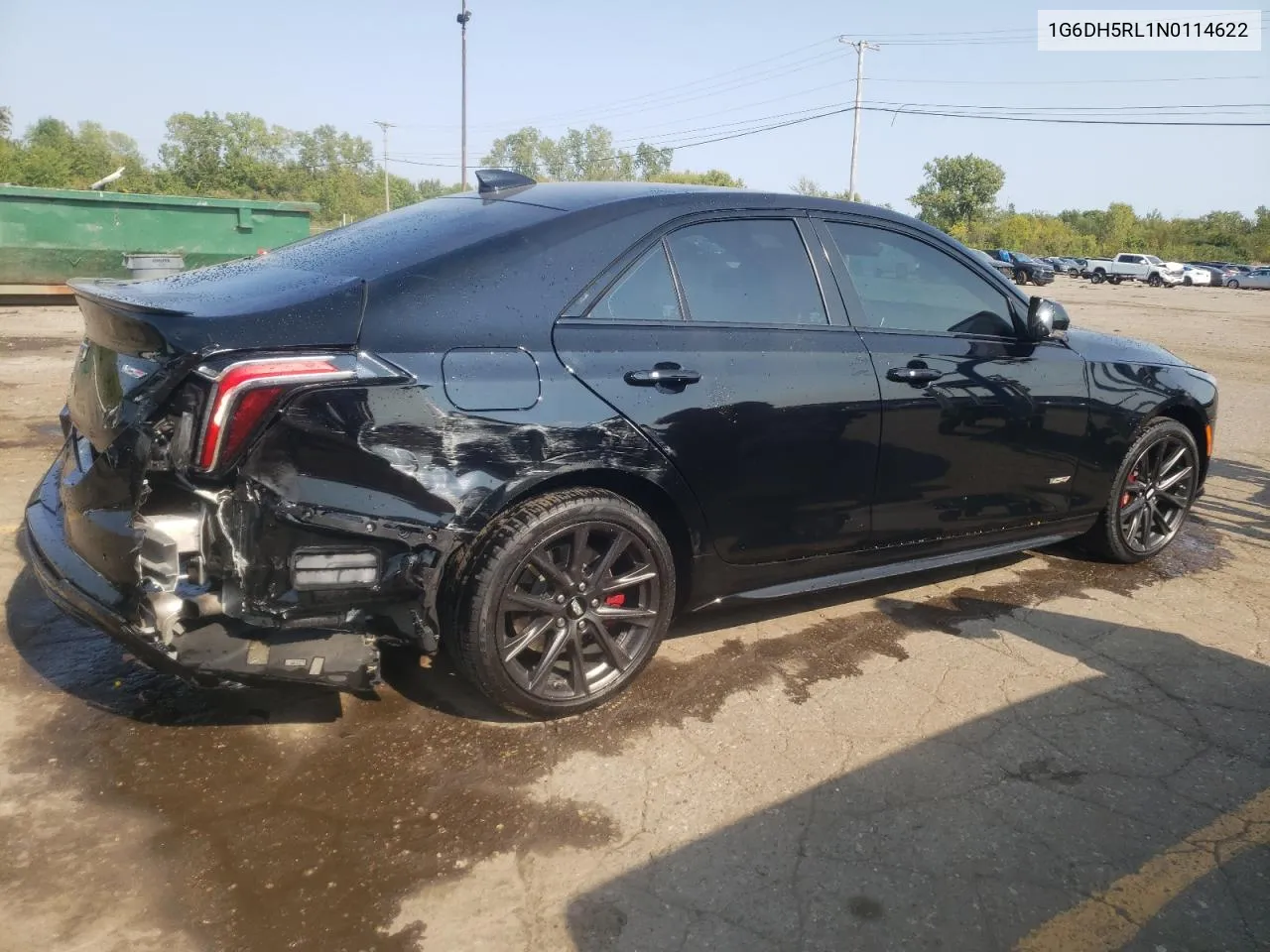 2022 Cadillac Ct4-V VIN: 1G6DH5RL1N0114622 Lot: 71291434