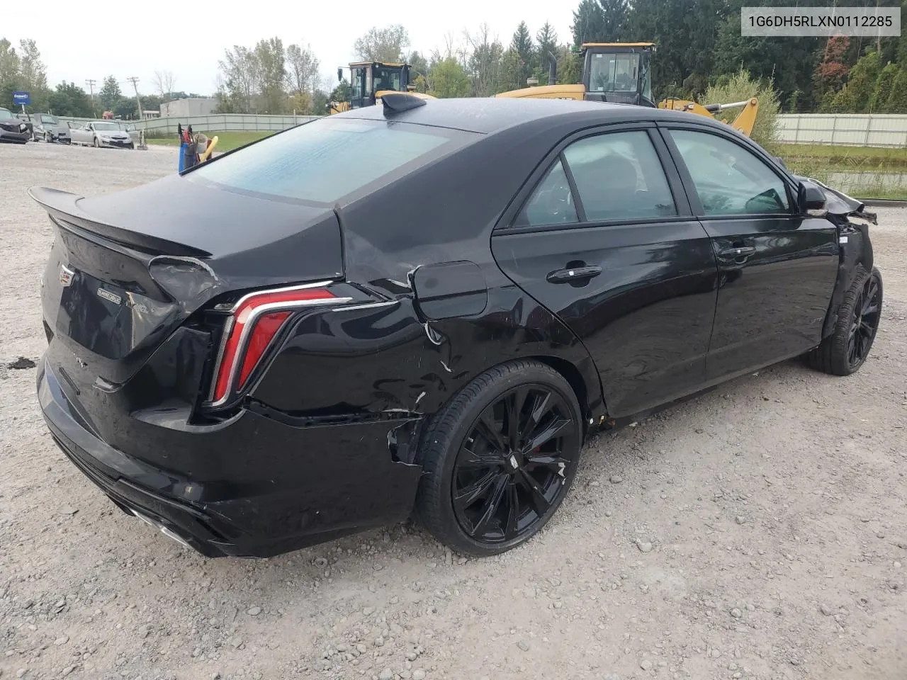 2022 Cadillac Ct4-V VIN: 1G6DH5RLXN0112285 Lot: 71835034