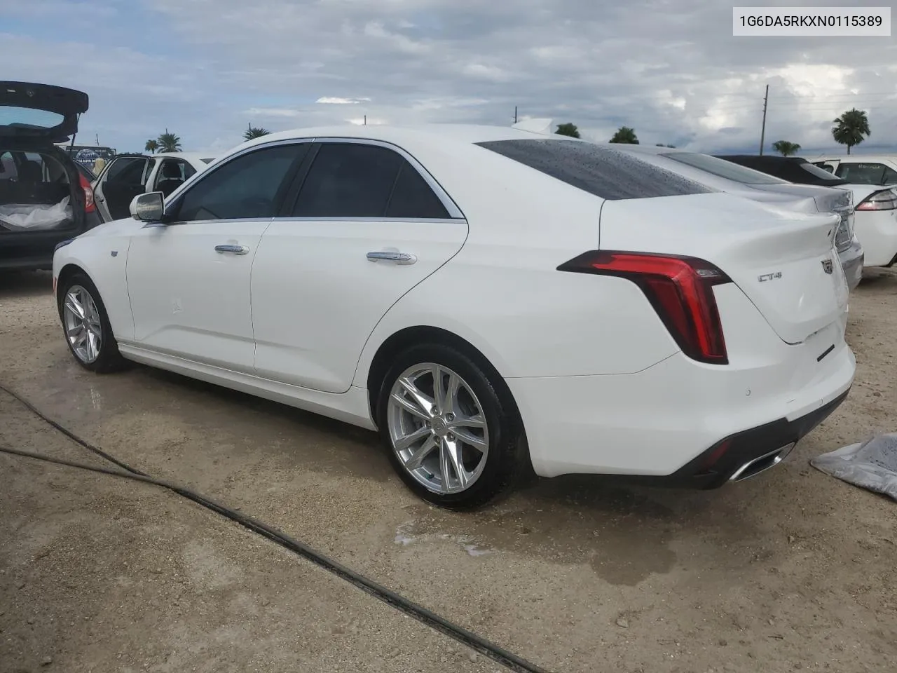 2022 Cadillac Ct4 Luxury VIN: 1G6DA5RKXN0115389 Lot: 74712694