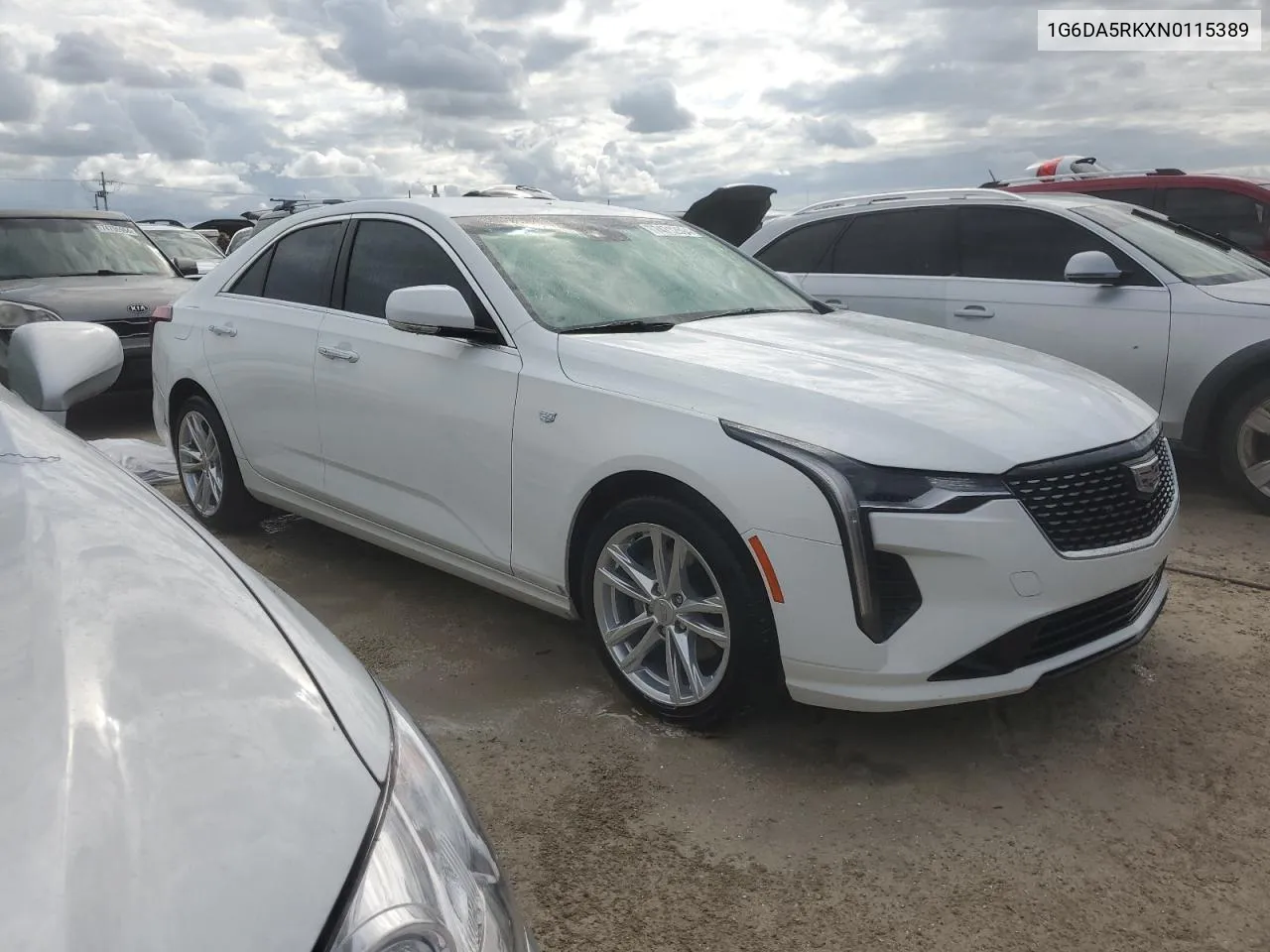 2022 Cadillac Ct4 Luxury VIN: 1G6DA5RKXN0115389 Lot: 74712694