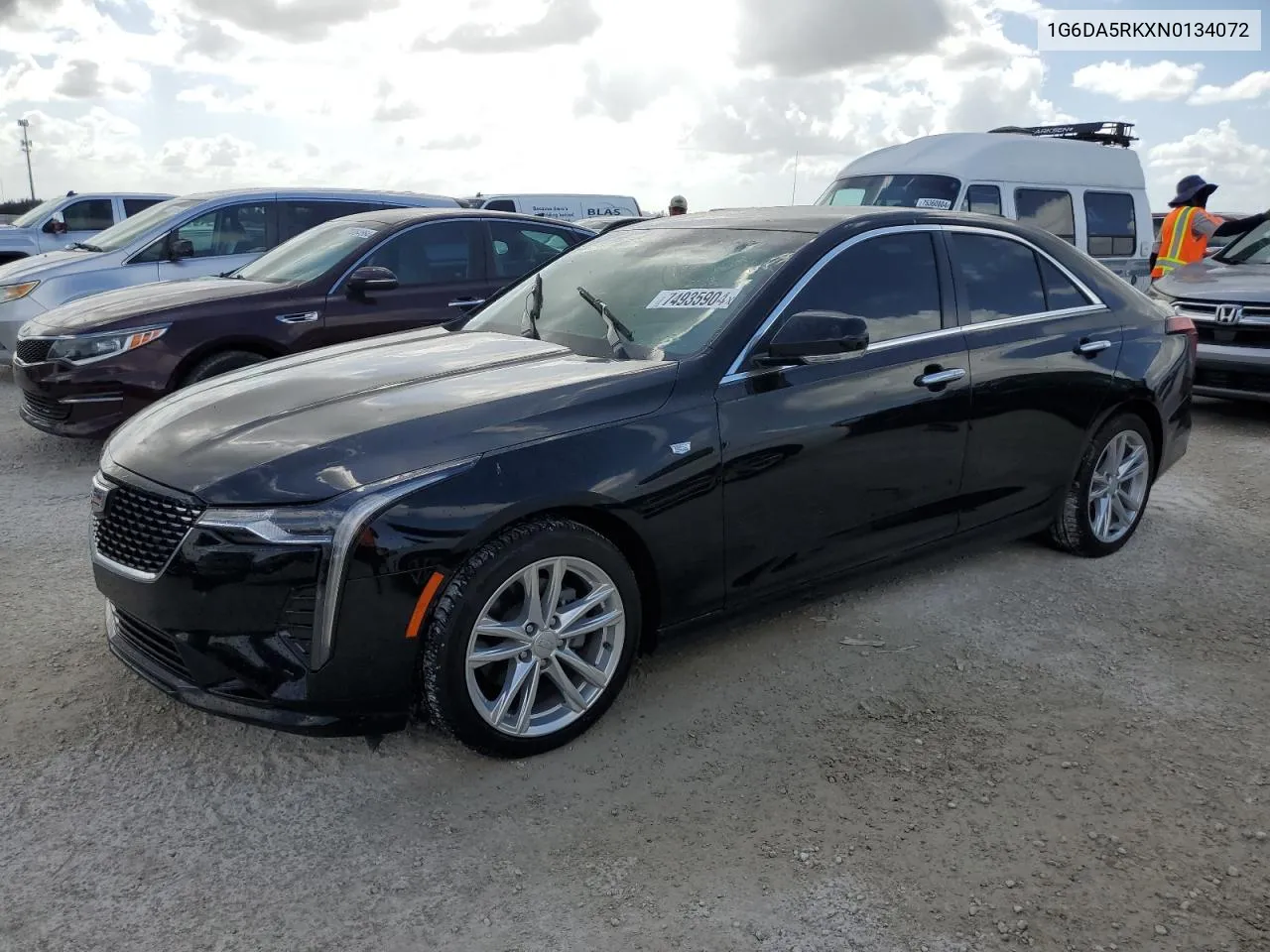 2022 Cadillac Ct4 Luxury VIN: 1G6DA5RKXN0134072 Lot: 74935904