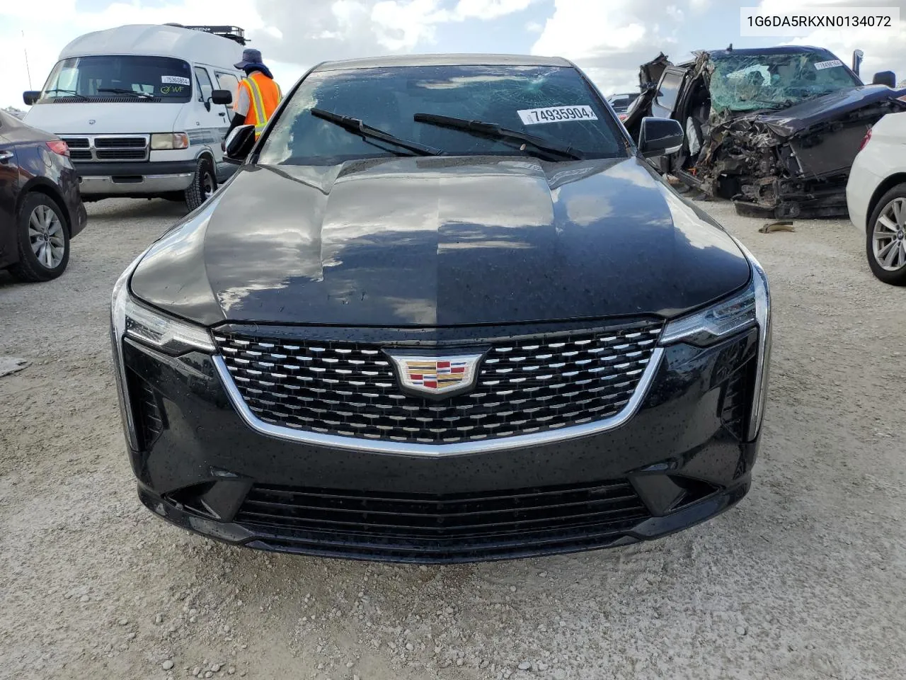 2022 Cadillac Ct4 Luxury VIN: 1G6DA5RKXN0134072 Lot: 74935904