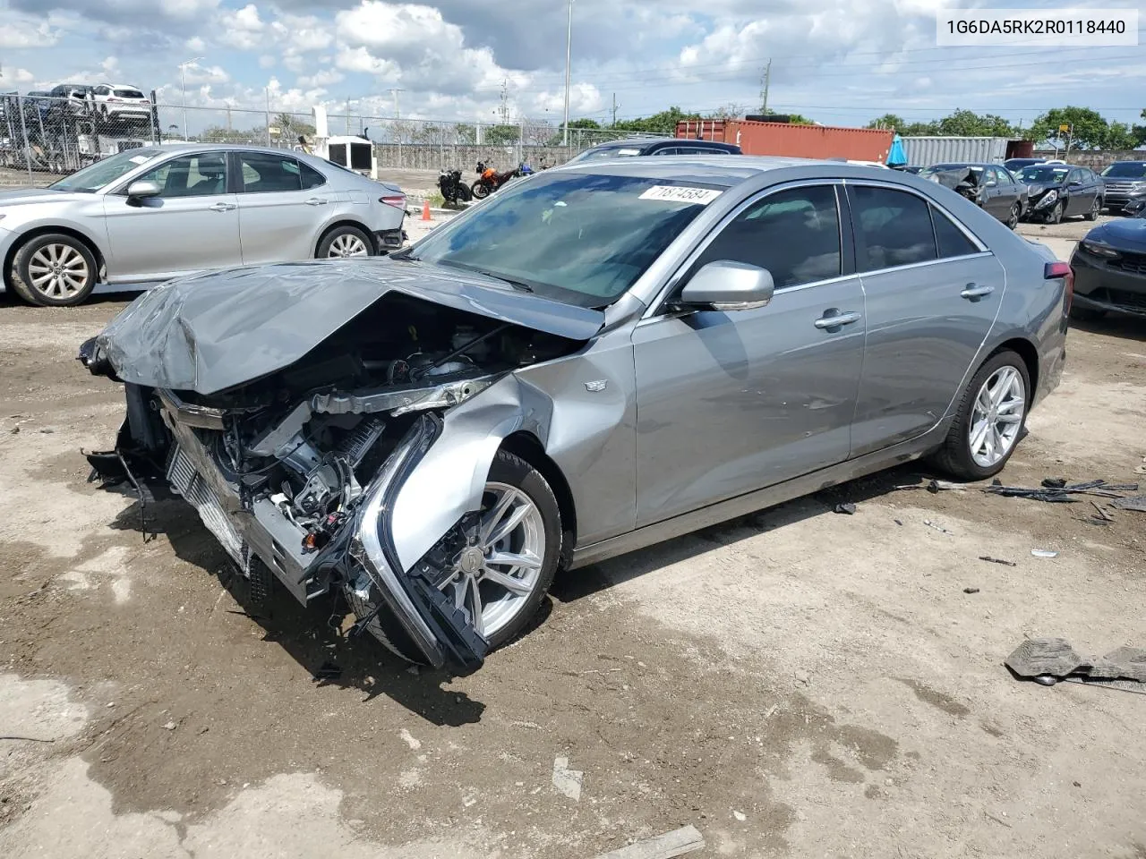 2024 Cadillac Ct4 Luxury VIN: 1G6DA5RK2R0118440 Lot: 71874584