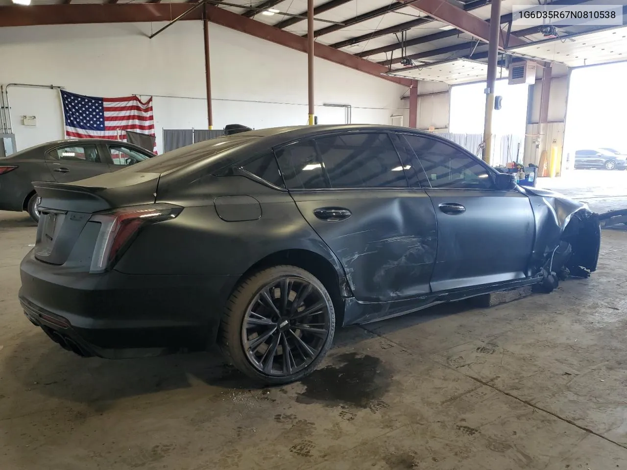 2022 Cadillac Ct5-V Blackwing VIN: 1G6D35R67N0810538 Lot: 77955214