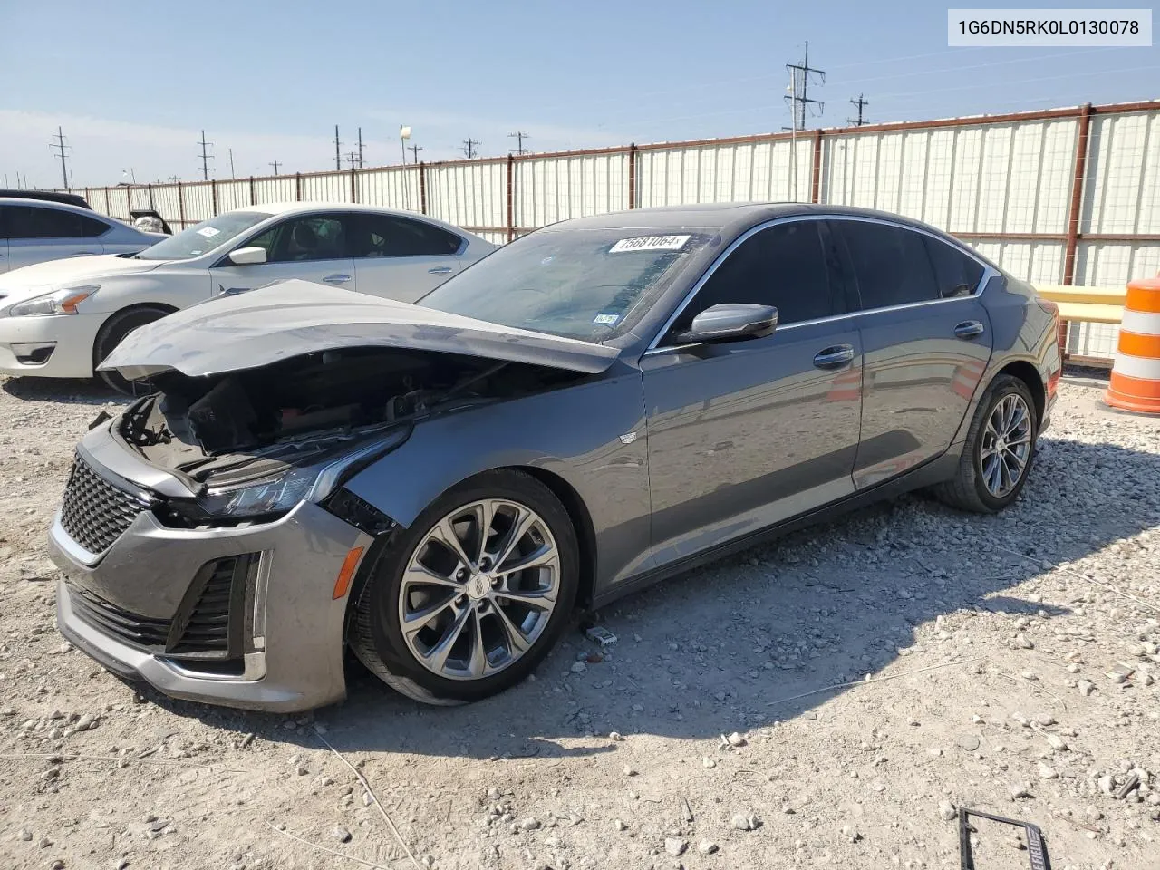 2020 Cadillac Ct5 Premium Luxury VIN: 1G6DN5RK0L0130078 Lot: 75681064