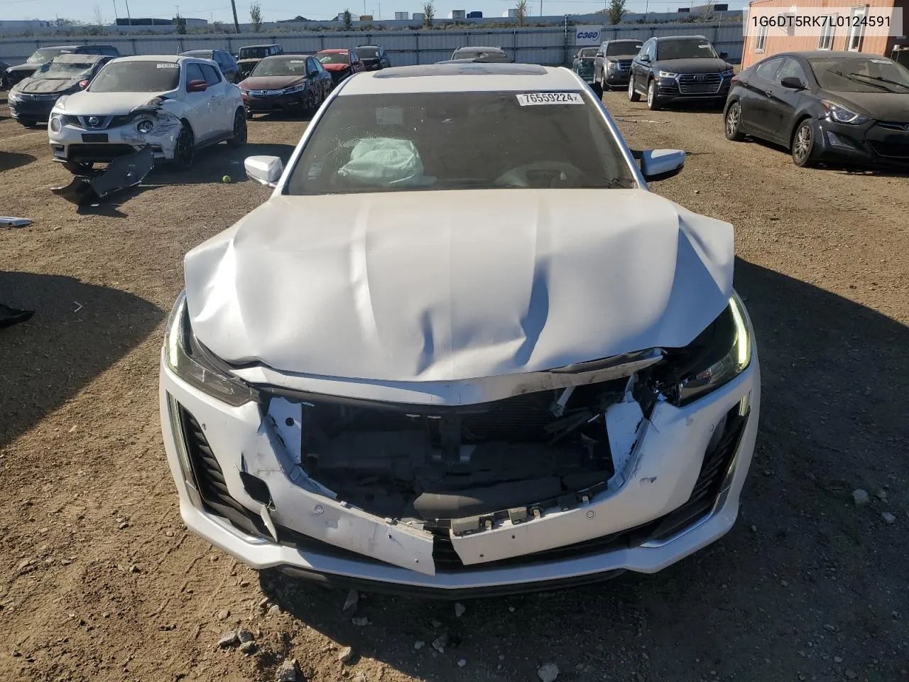 2020 Cadillac Ct5 Premium Luxury VIN: 1G6DT5RK7L0124591 Lot: 76559224