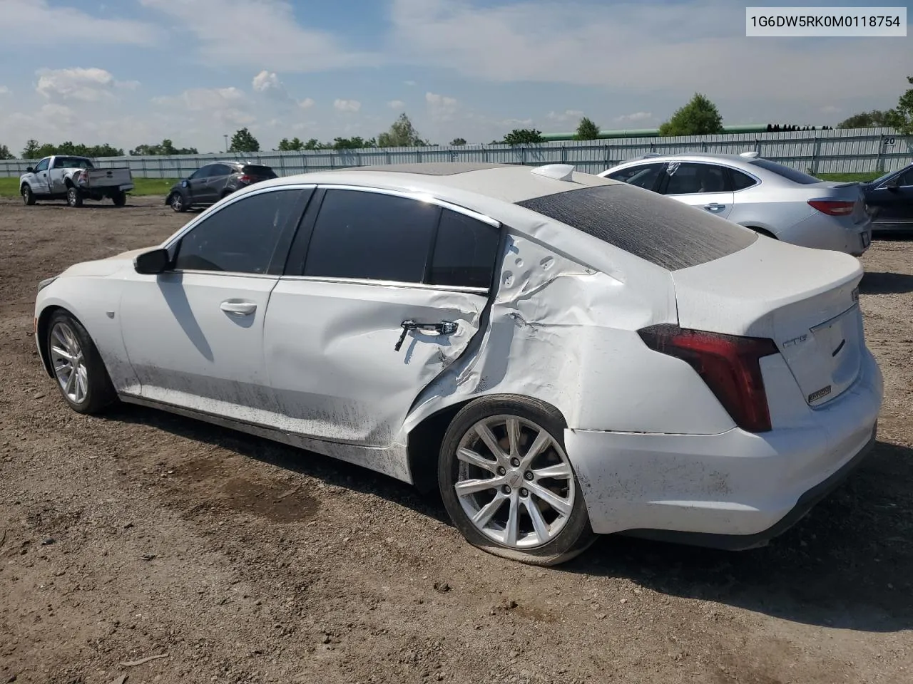 2021 Cadillac Ct5 Luxury VIN: 1G6DW5RK0M0118754 Lot: 71375904