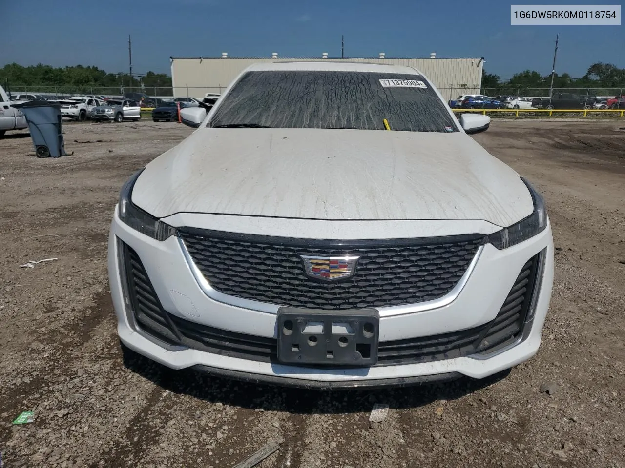 2021 Cadillac Ct5 Luxury VIN: 1G6DW5RK0M0118754 Lot: 71375904