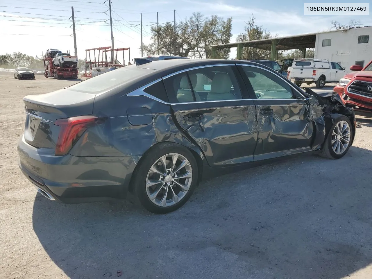 2021 Cadillac Ct5 Premium Luxury VIN: 1G6DN5RK9M0127469 Lot: 76786774