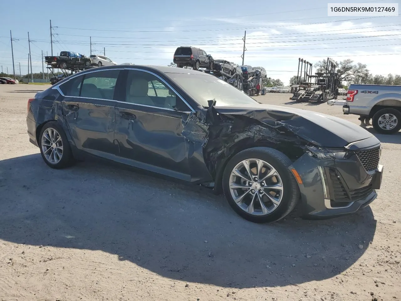 2021 Cadillac Ct5 Premium Luxury VIN: 1G6DN5RK9M0127469 Lot: 76786774