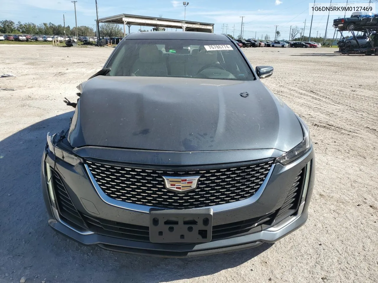 2021 Cadillac Ct5 Premium Luxury VIN: 1G6DN5RK9M0127469 Lot: 76786774