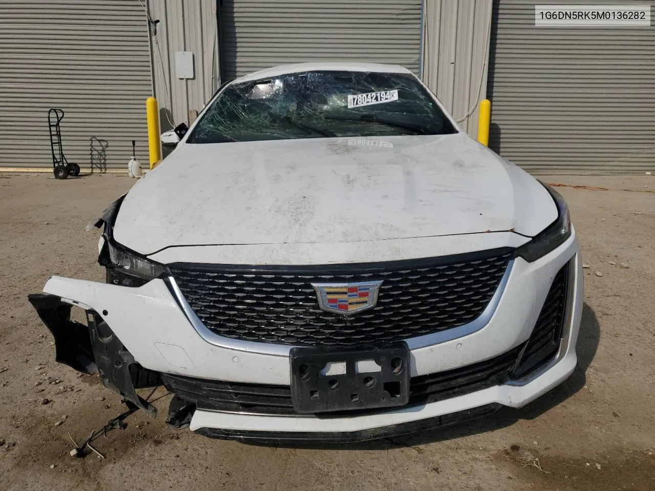 2021 Cadillac Ct5 Premium Luxury VIN: 1G6DN5RK5M0136282 Lot: 78042194