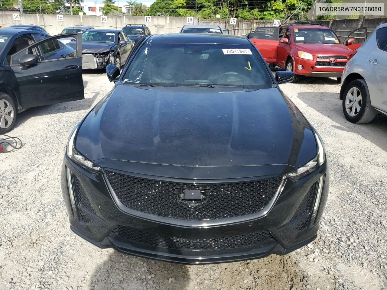 2022 Cadillac Ct5-V VIN: 1G6DR5RW7N0128080 Lot: 70017984