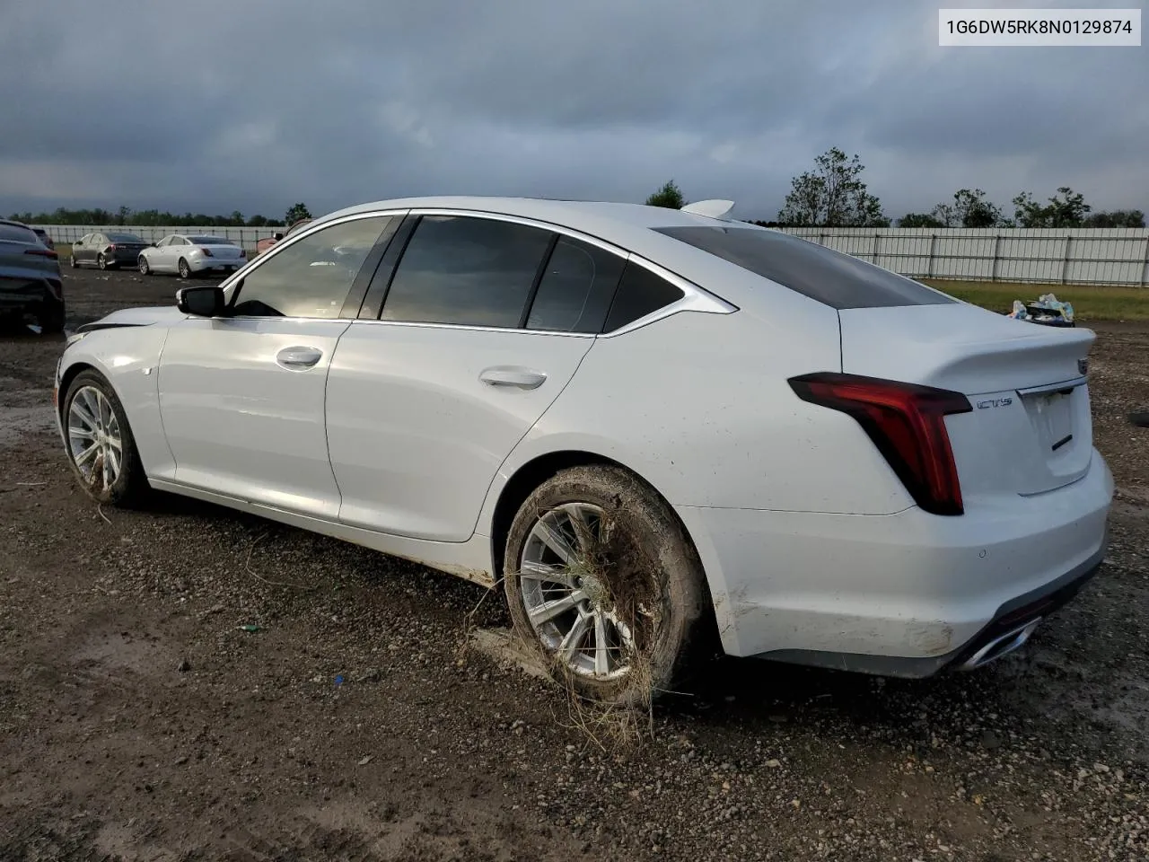 2022 Cadillac Ct5 Luxury VIN: 1G6DW5RK8N0129874 Lot: 79692414