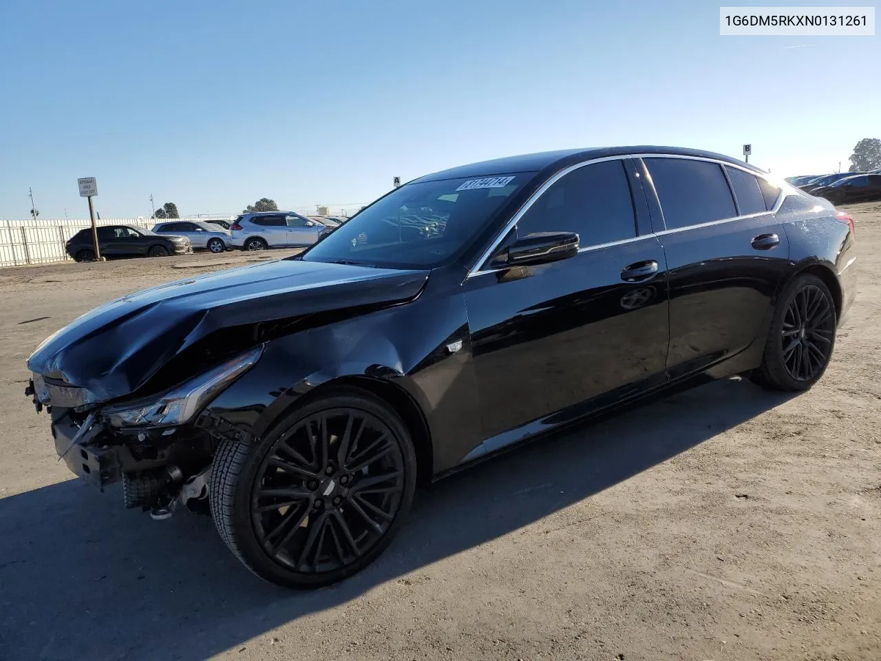 2022 Cadillac Ct5 Luxury VIN: 1G6DM5RKXN0131261 Lot: 81744714