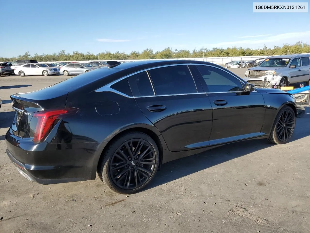 2022 Cadillac Ct5 Luxury VIN: 1G6DM5RKXN0131261 Lot: 81744714