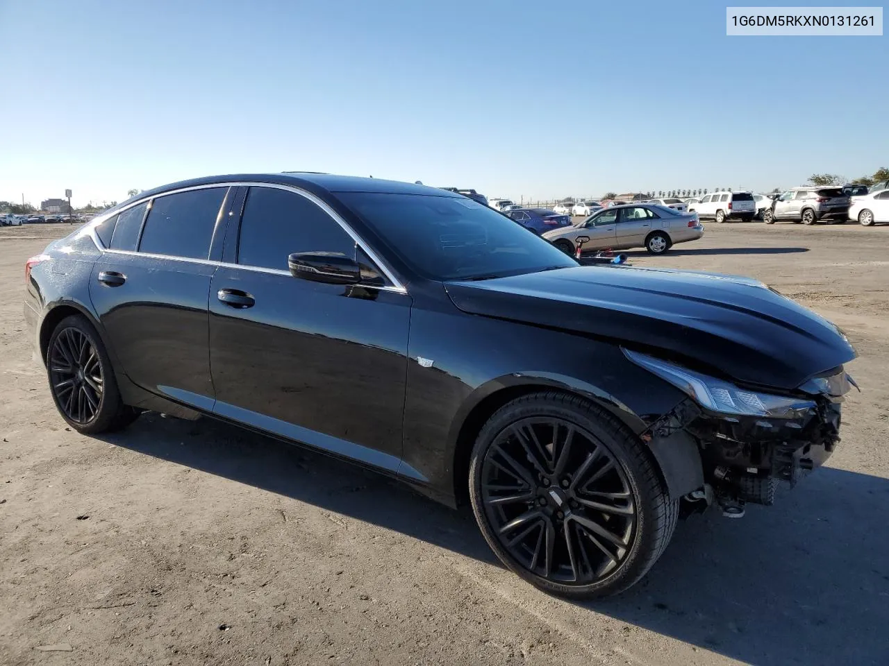 2022 Cadillac Ct5 Luxury VIN: 1G6DM5RKXN0131261 Lot: 81744714