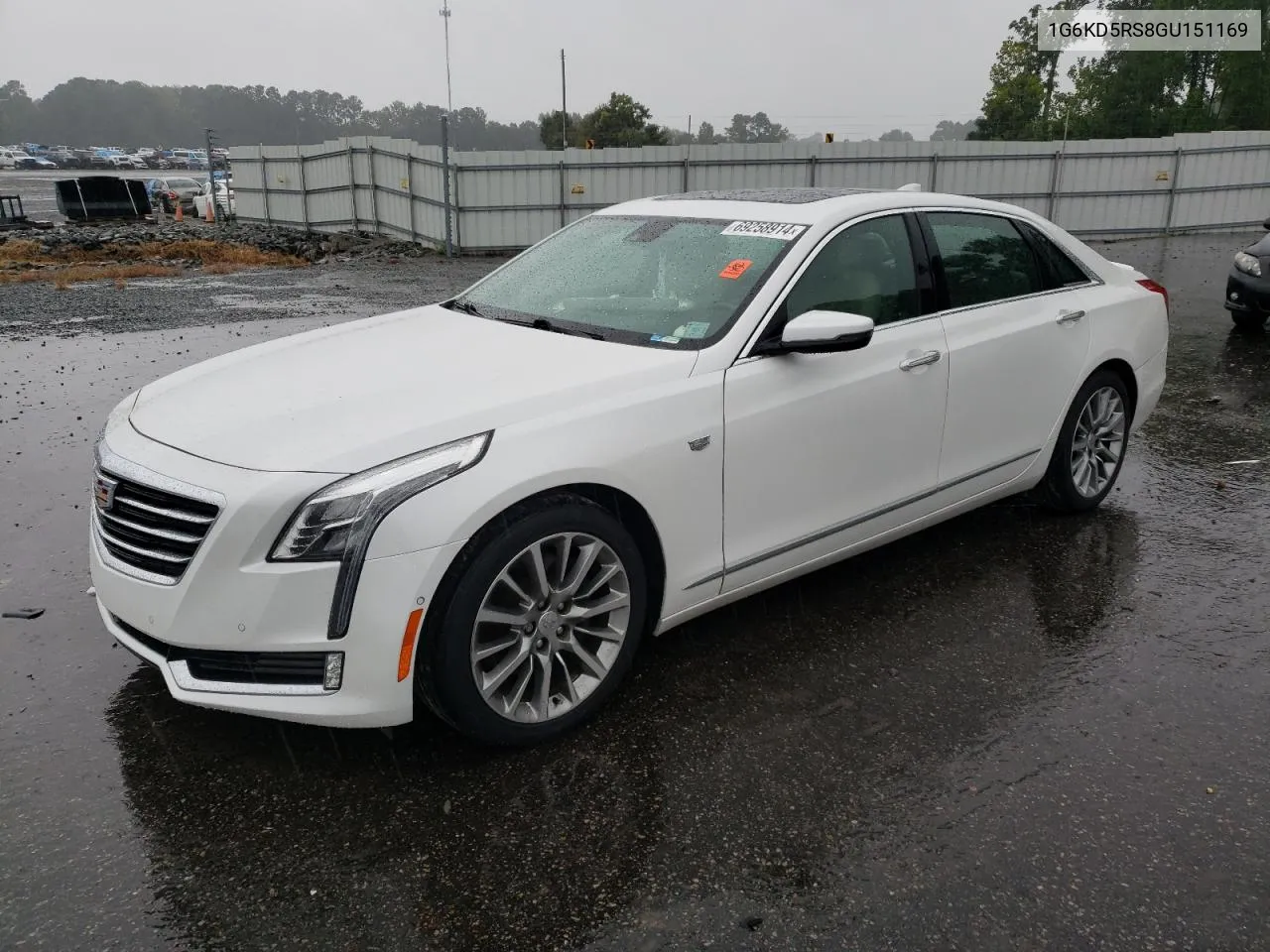 1G6KD5RS8GU151169 2016 Cadillac Ct6 Luxury