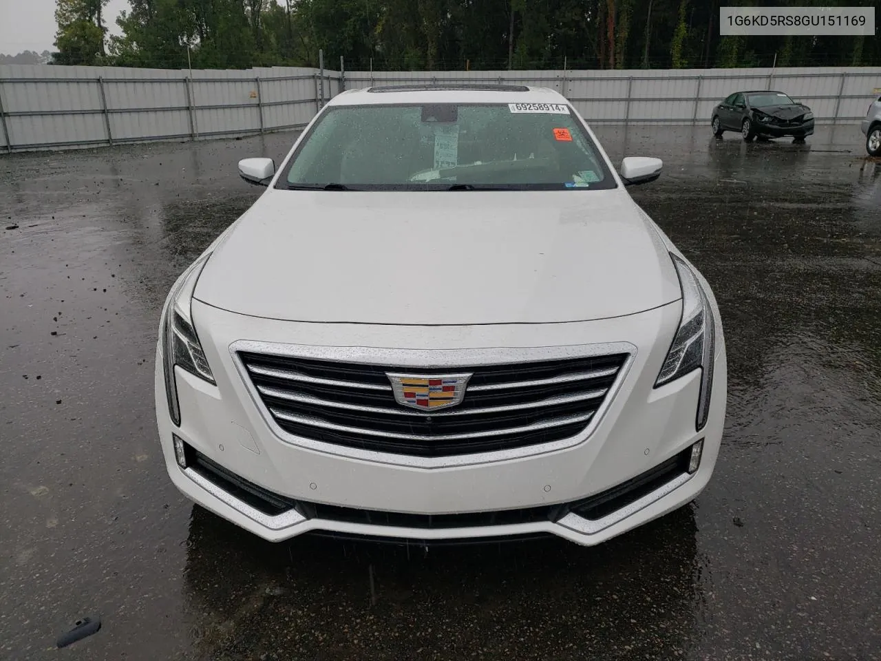 2016 Cadillac Ct6 Luxury VIN: 1G6KD5RS8GU151169 Lot: 69258914