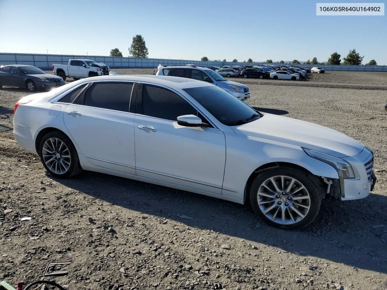 2016 Cadillac Ct6 Premium VIN: 1G6KG5R64GU164902 Lot: 69437374