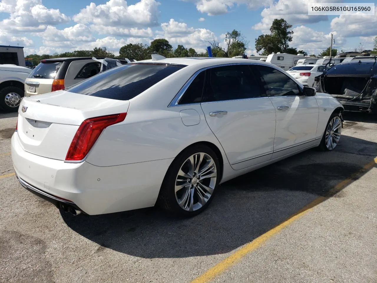 2016 Cadillac Ct6 Premium VIN: 1G6KG5R61GU165960 Lot: 72425434